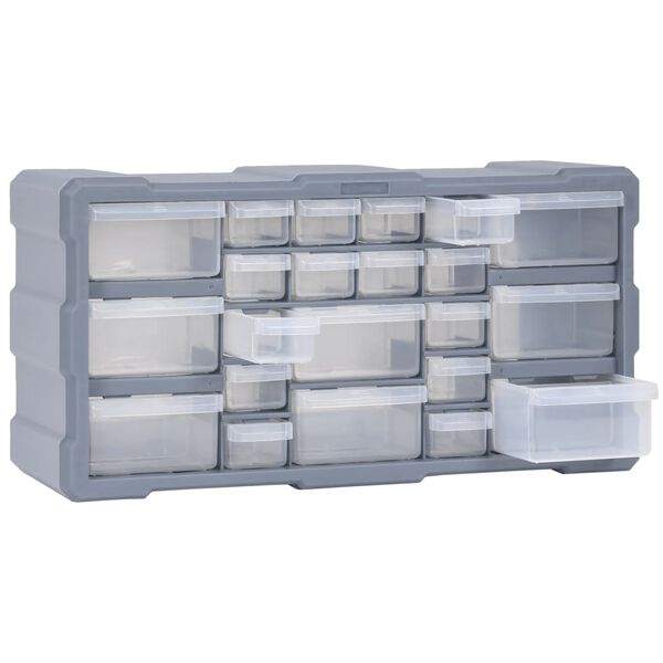 vidaXL Multi-drawer Organiser with 22 Drawers 49x16x25.5 cm