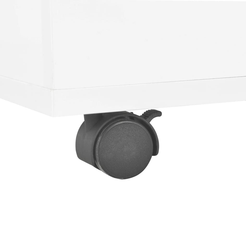 vidaXL Coffee Table High Gloss White 60x60x35 cm Engineered Wood