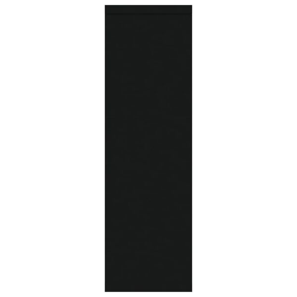 vidaXL Wall Shelf Black 85x16x52.5 cm Engineered Wood