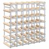 vidaXL Wine Rack for 42 Bottles Solid Pinewood
