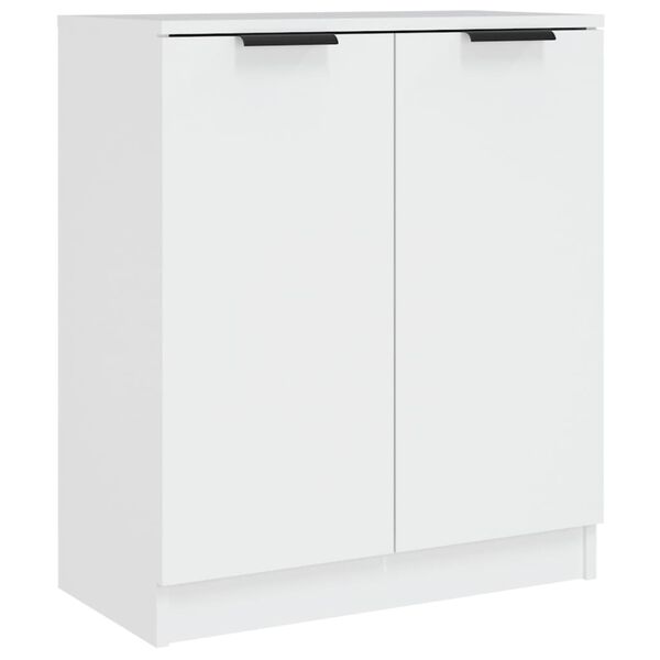 vidaXL 3 Piece Sideboards White Engineered Wood