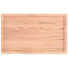 vidaXL Wall Shelf Light Brown 100x60x(2-6) cm Treated Solid Wood Oak