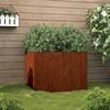 vidaXL Planter 62x47x46 cm Corten Steel