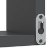 vidaXL Wall Corner Shelf Grey 40x40x50 cm Engineered Wood