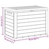 vidaXL Garden Storage Box Anthracite 78x44x55 cm