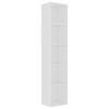 vidaXL Book Cabinet White 40x30x189 cm Engineered Wood