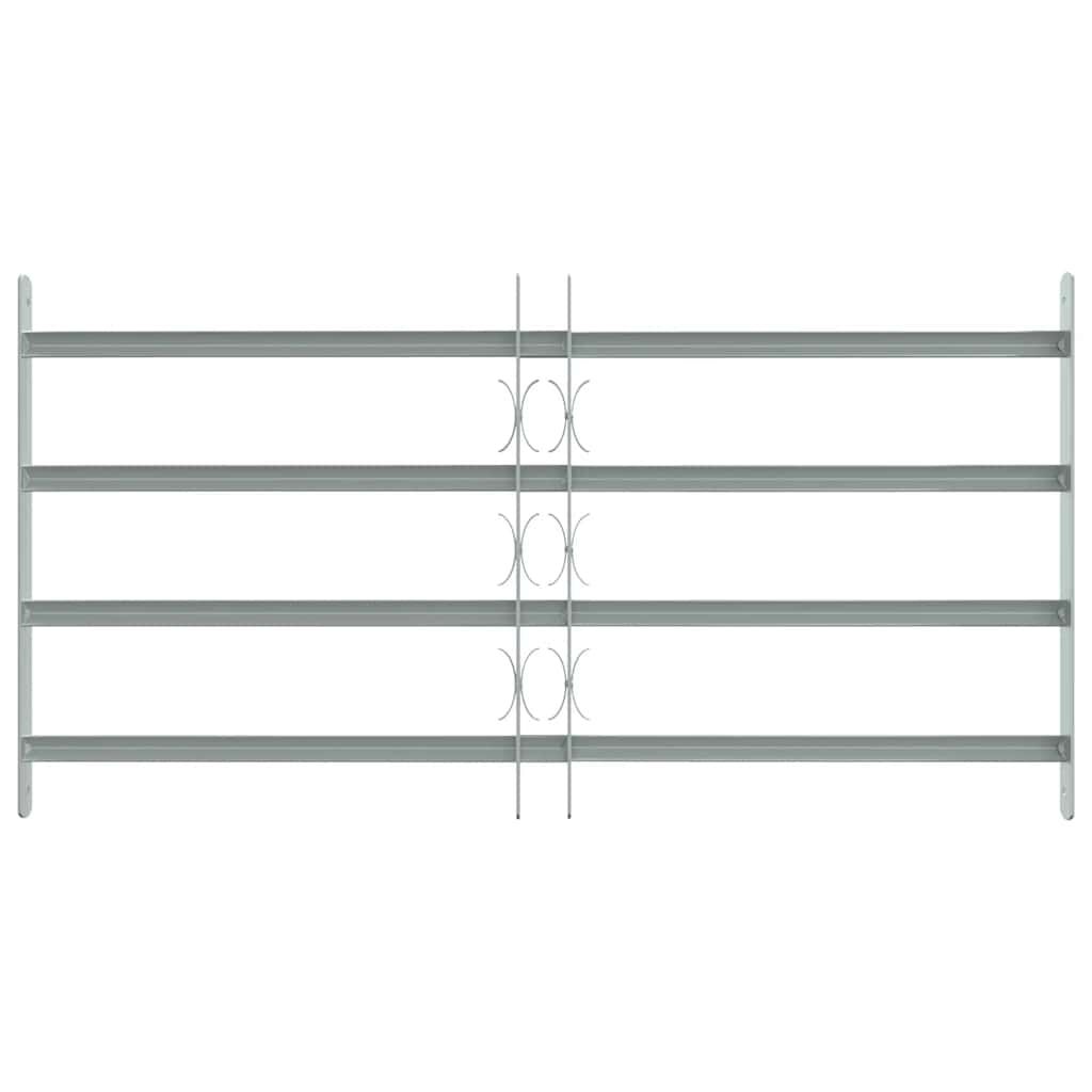 Adjustable Security Grille for Windows with 4 Crossbars 700-1050 mm