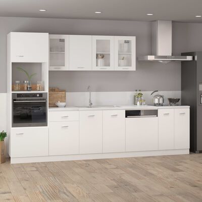 vidaXL Drawer Bottom Cabinet Lyon White 40x46x81.5 cm Engineered Wood, white vidaXL Drawer Bottom Cabinet Lyon White 40x46x81.5 cm Engineered Wood