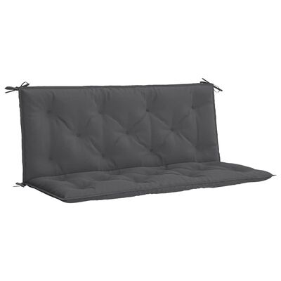 vidaXL Garden Bench Cushion Anthracite 120x(50+50)x7cm Oxford Fabric, anthracite vidaXL Garden Bench Cushion Anthracite 120x(50+50)x7cm Oxford Fabric