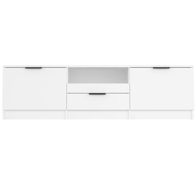 vidaXL TV Cabinet White 140x35x40 cm Engineered Wood, white vidaXL TV Cabinet White 140x35x40 cm Engineered Wood