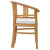 vidaXL 5 Piece Garden Dining Set Solid Wood Teak