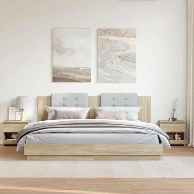 vidaXL Bedside Cabinets 2 pcs Sonoma Oak 40x30x39 cm Engineered Wood, sonoma oak vidaXL Bedside Cabinets 2 pcs Sonoma Oak 40x30x39 cm Engineered Wood