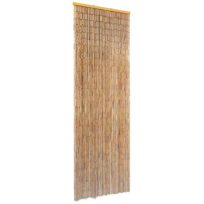 vidaXL Insect Door Curtain Bamboo 56x185 cm, brown vidaXL Insect Door Curtain Bamboo 56x185 cm