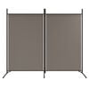vidaXL 2-Panel Room Divider Anthracite 175x180 cm Fabric