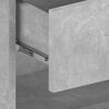 vidaXL Wall-mounted Bedside Cabinets 2 pcs Concrete Grey