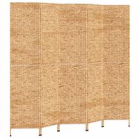 vidaXL Room Divider 5-Panel 205x180 cm Water Hyacinth,  vidaXL Room Divider 5-Panel 205x180 cm Water Hyacinth