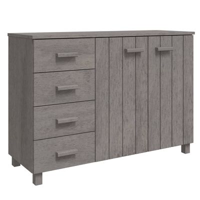 vidaXL Sideboard HAMAR Light Grey 113x40x80 cm Solid Wood Pine, light grey vidaXL Sideboard HAMAR Light Grey 113x40x80 cm Solid Wood Pine