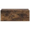 vidaXL Floating Nightstands 2 pcs Smoked Oak 40x30x15cm Engineered Wood