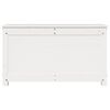 vidaXL Storage Box White 80x40x45.5 cm Solid Wood Pine