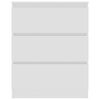 vidaXL Sideboard White 60x35x76 cm Engineered Wood