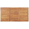 vidaXL 7 Piece Garden Dining Set 180x90 cm Solid Teak Wood
