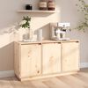 vidaXL Sideboard 111x34x60 cm Solid Wood Pine