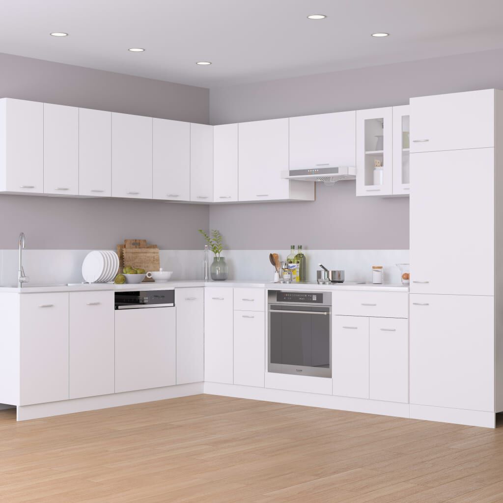 vidaXL Sink Bottom Cabinet Lyon White 80x46x81.5 cm Engineered Wood