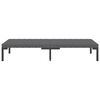 vidaXL 6 Piece Garden Lounge Set with Cushions Poly Rattan Dark Grey
