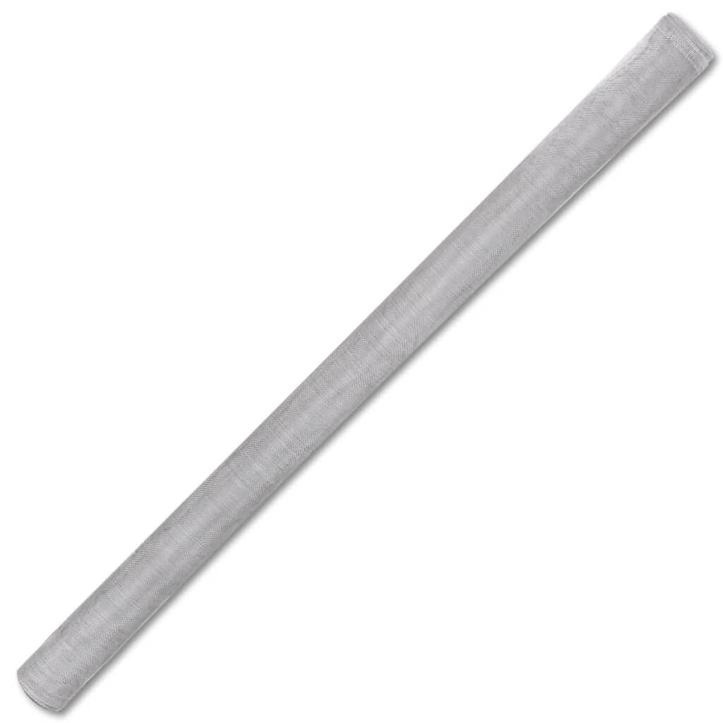 vidaXL Mesh Screen Aluminium 100x500 cm Silver