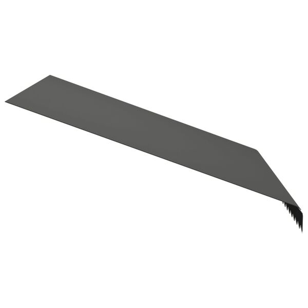 vidaXL Awning Top Sunshade Canvas Anthracite 300x250 cm