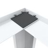vidaXL Double Washing and Drying Machine Pedestal with Drawers White