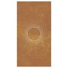 vidaXL Garden Wall Decoration 105x55 cm Corten Steel Sun Design