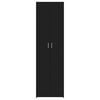 vidaXL Hallway Wardrobe Black 55x25x189 cm Engineered Wood