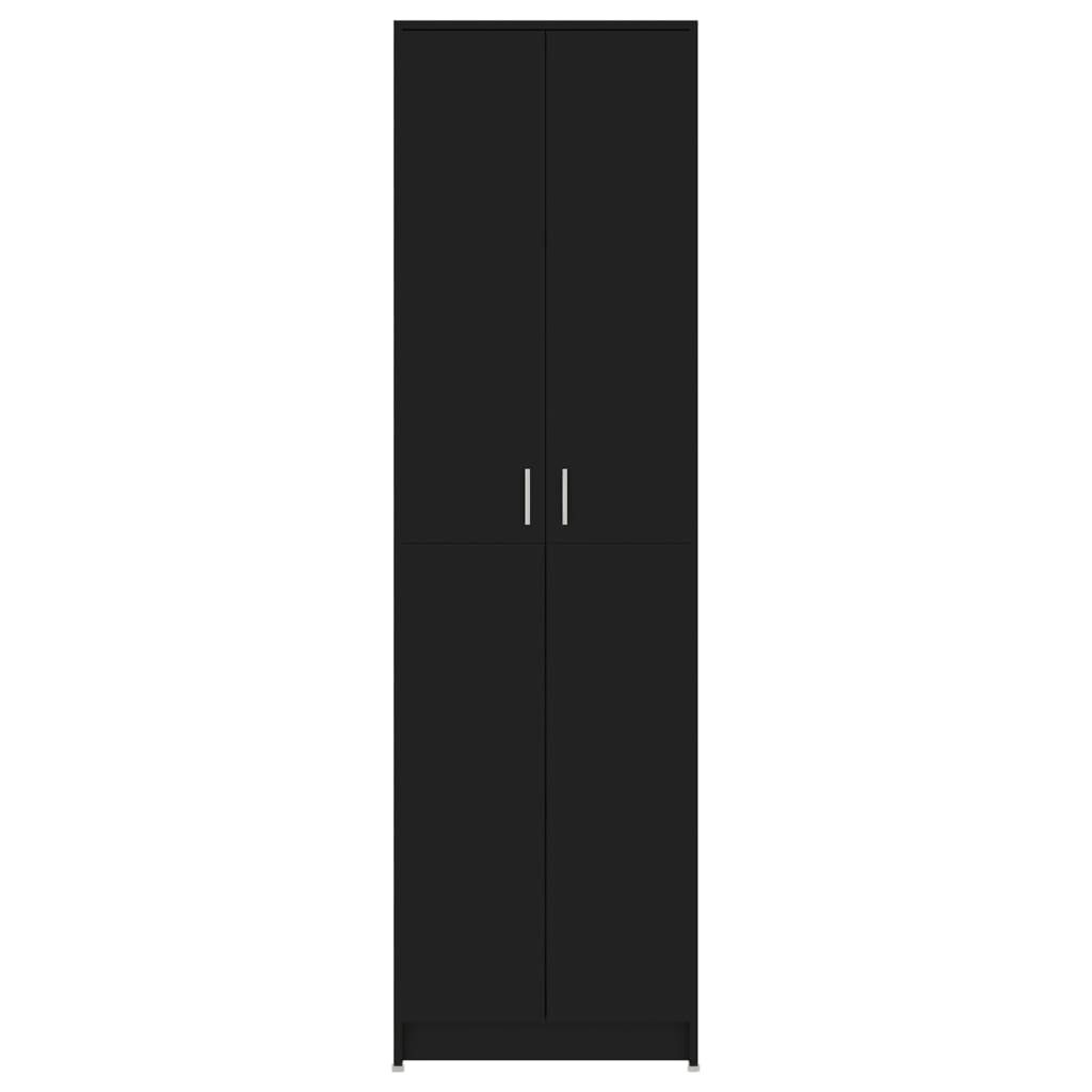 vidaXL Hallway Wardrobe Black 55x25x189 cm Engineered Wood