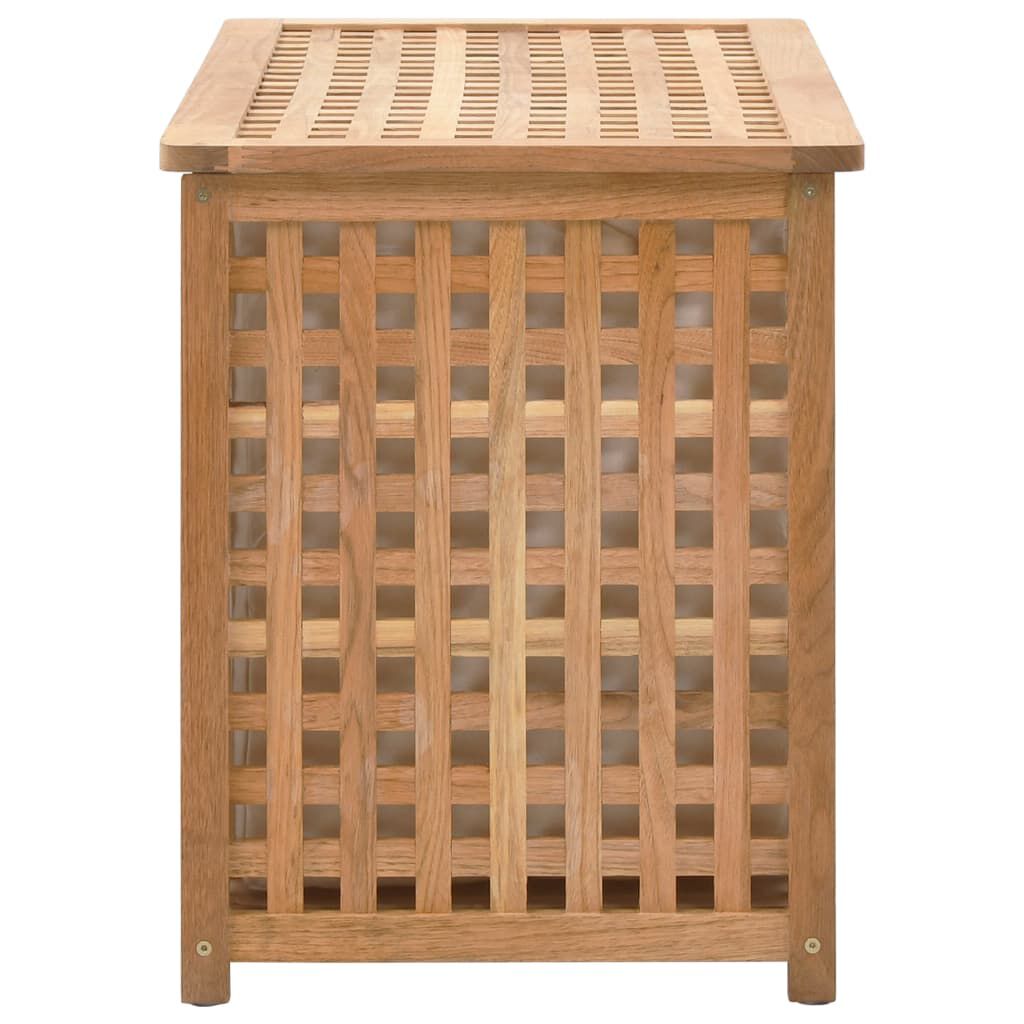 vidaXL Laundry Chest 77.5x37.5x46.5 cm Solid Walnut Wood