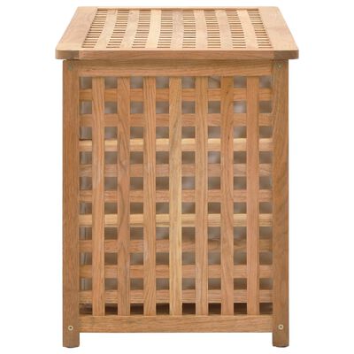 vidaXL Laundry Chest 77.5x37.5x46.5 cm Solid Walnut Wood,  vidaXL Laundry Chest 77.5x37.5x46.5 cm Solid Walnut Wood