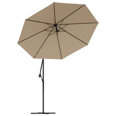 vidaXL Replacement Fabric for Cantilever Umbrella Taupe 300 cm, taupe vidaXL Replacement Fabric for Cantilever Umbrella Taupe 300 cm