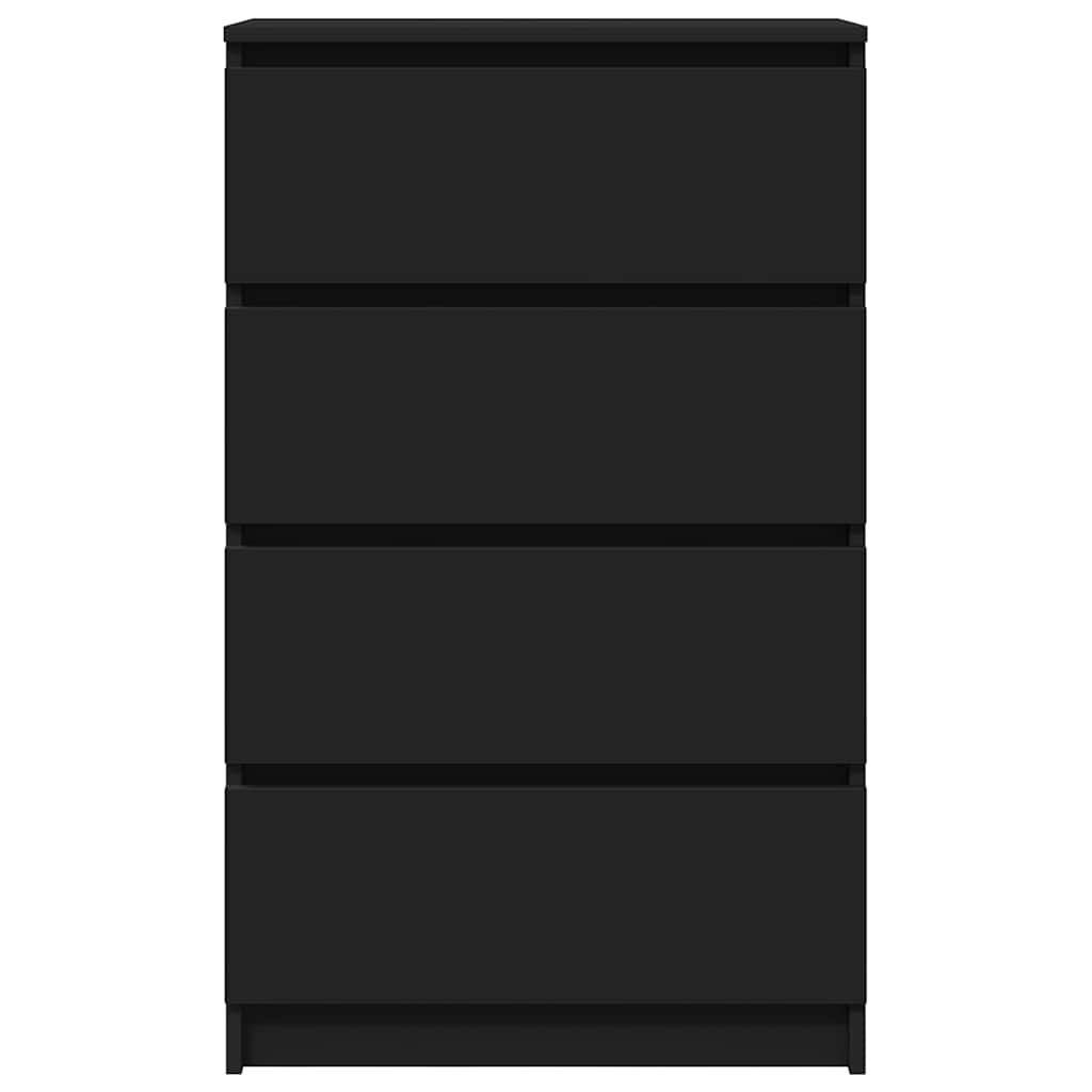 vidaXL Sideboard Black 60x35x98.5 cm Engineered Wood