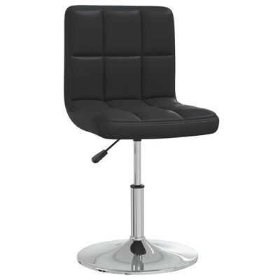 vidaXL Dining Chair Black Faux Leather, black vidaXL Dining Chair Black Faux Leather