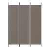 vidaXL 3-Panel Room Divider Anthracite 150x200 cm Fabric