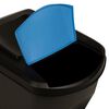 vidaXL Stackable Dustbins 4 pcs Anthracite 100 L