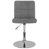 vidaXL Swivel Dining Chairs 4 pcs Light Grey Fabric