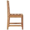 vidaXL Garden Chairs 2 pcs Solid Teak Wood