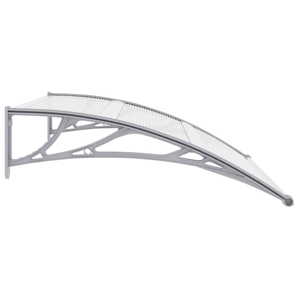 vidaXL Door Canopy Grey 120x100 cm PC