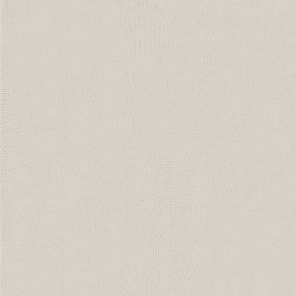 vidaXL Relaxing Chair with a Stool Cream White Velvet