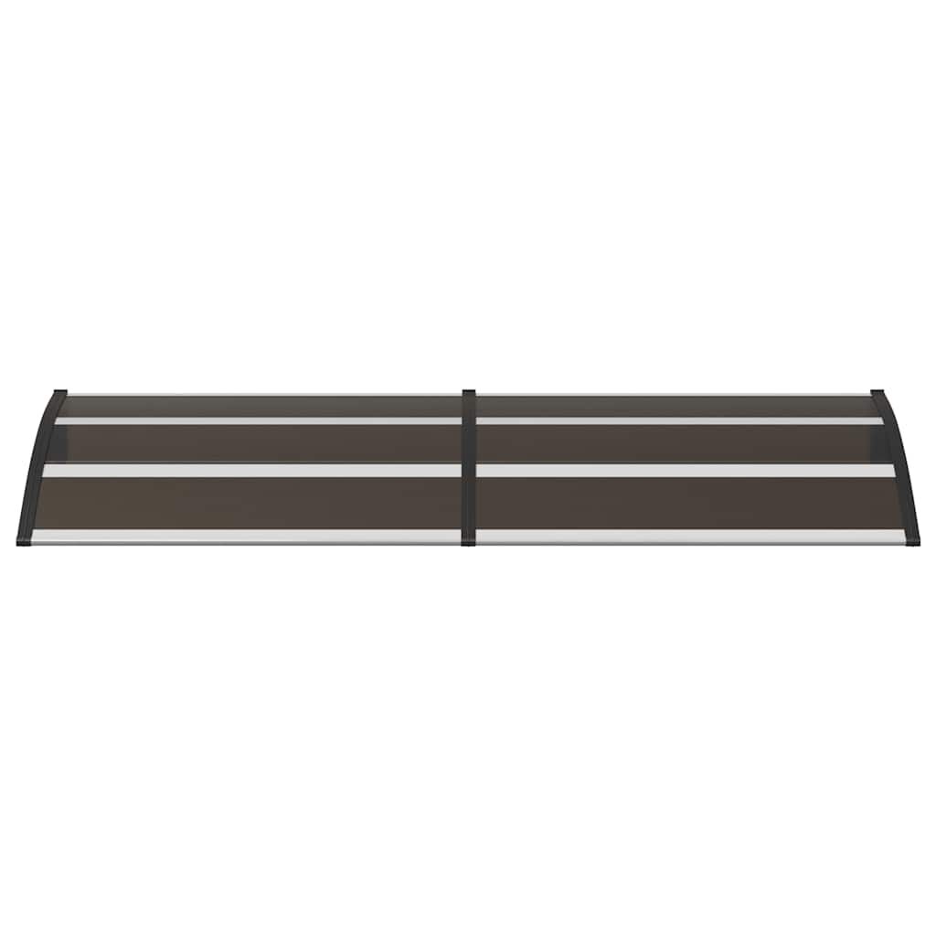 vidaXL Door Canopy Black 200x75 cm PC
