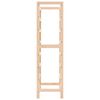 vidaXL Wine Rack Cedar Wood 57.5x28x102 cm