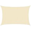 vidaXL Sunshade Sail 160 g/m² Cream 2.5x4 m HDPE