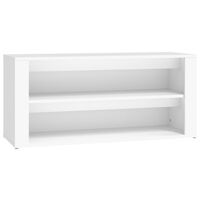 vidaXL Shoe Rack White 100x35x45 cm Engineered Wood, white vidaXL Shoe Rack White 100x35x45 cm Engineered Wood