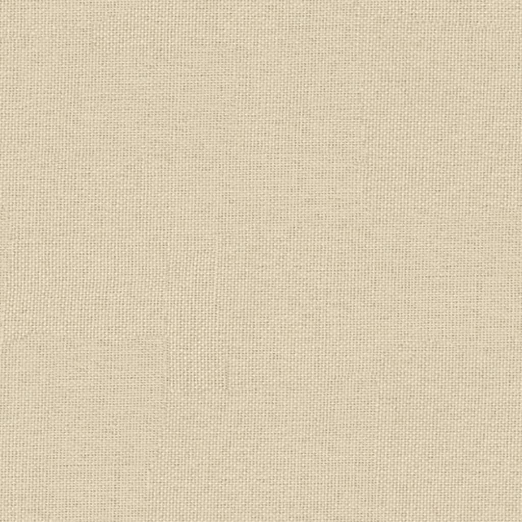 vidaXL Recliner Chair Cream Fabric